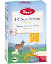 Млечна био каша Töpfer - Козе мляко и три зърна, 200 g -1